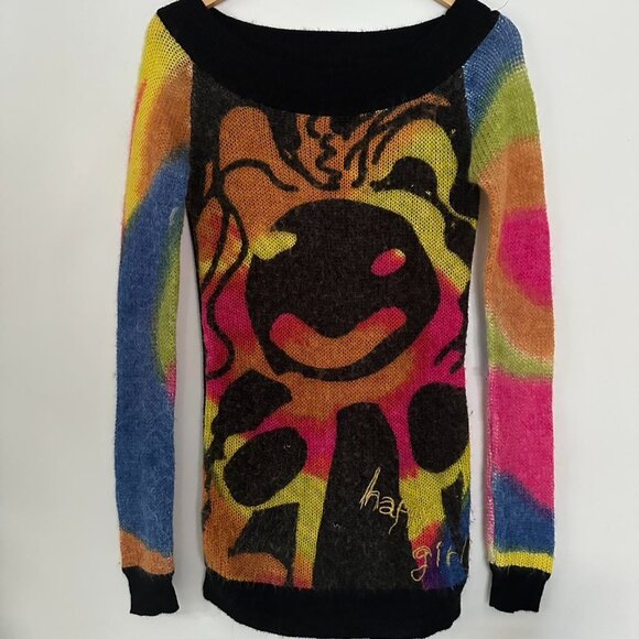 Desigual Off-Shoulder Sweater Dres Size: XS/S - Picture 7 of 8